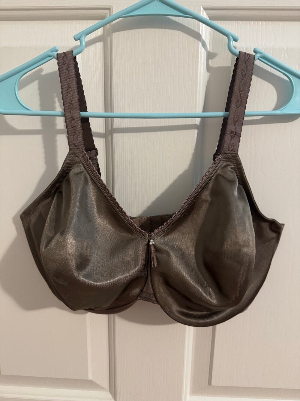 Wacoal Simple Shaping Minimizer Underwire Bra 857109 Shimmery Taupe Brown 38DDD